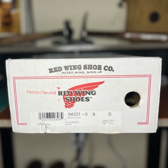 SOLD Red Wing Iron Ranger Rider’s Room 4331 Factory Second 9 D - Picture 11 of 11